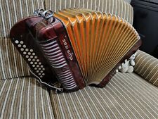 HOHNER organetto, diatonico Bandoneon, Bandonion, Concertina, Antico da collez.