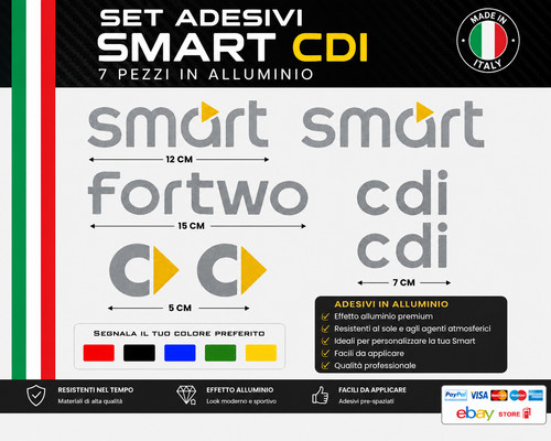Kit adesivi smart - kit, fortwo