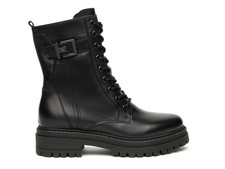 NERO GIARDINI SCARPE SCARPONCINI DONNA INVERNO I514833D 100  ANFIBI IN PELLE CON