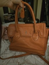 The Bridge Tan Satchel Bag