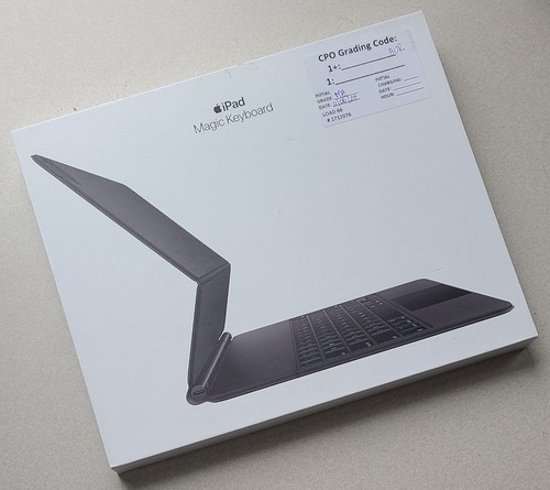 Open box apple magic keyboard - box,