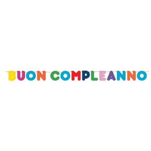 Festone buon compleanno feste - festone,