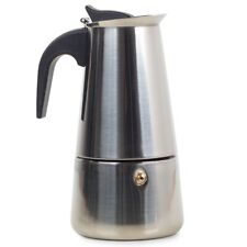 CAFFETTIERA ACCIAIO INOX MOKA MACCHINA CAFFE ESPRESSO CAFFE NAPOLETANO 6 TAZZE