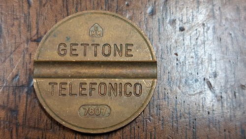Gettone telefonico 7807 - telefonico, cmm