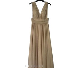 Maxi abito donna marrone
