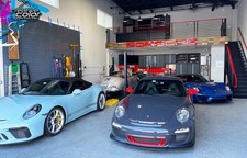 Scritta Porsche decorazione