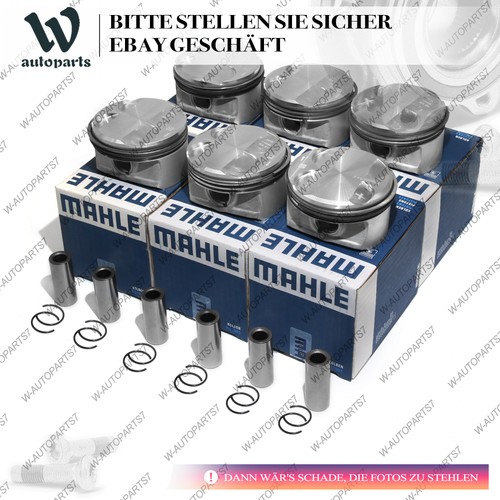 Set pistoni anelli mahle - 6,