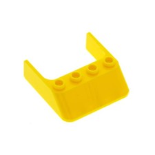 1x Lego Parabrezza 4x4x1 Giallo Cockpit Set 3181 4568162 6238