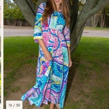 Maxi camicia Sesto Senso lino