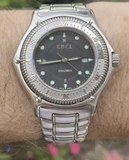 Orologio Uomo EBEL DISCOVERY Bracciale Subacqueo 200m Ottime Condizioni