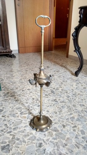 Antiquariato lume olio lampada