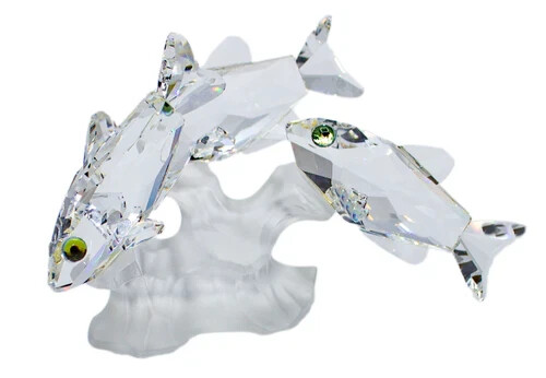 Swarovski tre pesci fuori - swarovski,