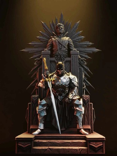 Statua trono batman model - trono,