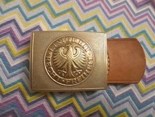 Fibbia Cintura Bundesmarine Marina Tedesca Dopoguerra Militaria