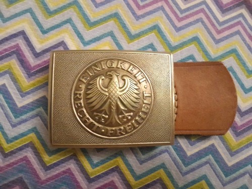 Fibbia cintura bundesmarine - fibbia,