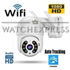 TELECAMERA ESTERNA 2024 WIRELESS PTZ VIDEOSORVEGLIANZA WIFI FULL HD PROFESSIONAL