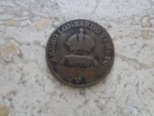 REGNO LOMBARDO VENETO 1 CENTESIMO 1839 RARA E BELLISSIMA MONETA TM75