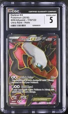 Pokemon Card CGC 5 Darkrai EX
