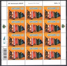 2007 San Marino, Ascat, No. 2150 - 10 Values Barcode Mini Sheet, MNH** - Rare