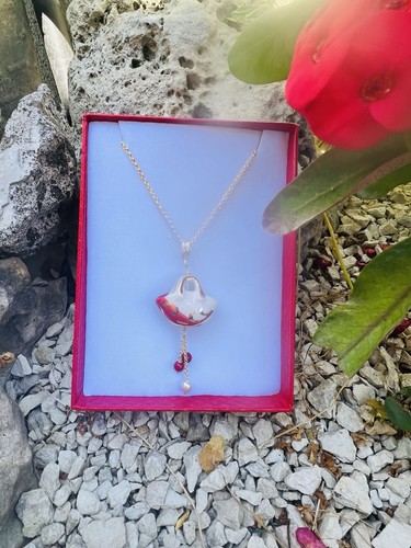 Collana con coffa - decorata, in