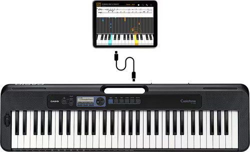 Casio casiotone cts - casiotone, black