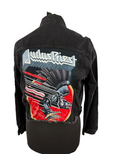 Giacca denim judas priest - denim,