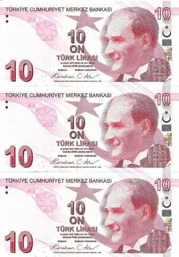 Turchia lire 2009 - turchia, 3x
