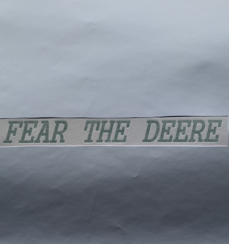 Adesivo fear the deere - adesivo,