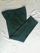 Pantaloni a sigaretta verde muschio, Trafaluc Zara, taglia S