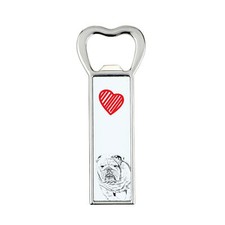 Bulldog inglese apriporta con