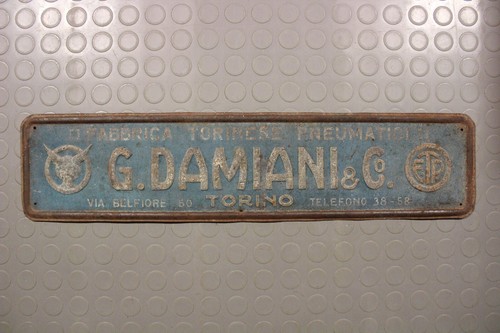 Insegna litografata damiani - insegna, g.