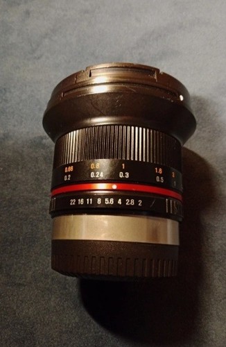 Samyang 12mm 0 - 12mm, lens