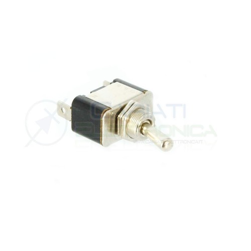 Interruttore leva 12v cromato - 12v,