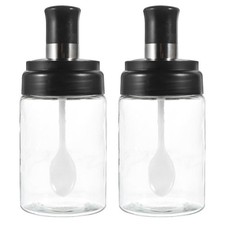 2 Pcs Contenitore Barattoli Di Spezie Da Cucina Distributore Condimento