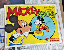 ALBUM FIGURINE TOPOLINO - MICKEY STORY - ED. PANINI 1982 - vintage vecchio