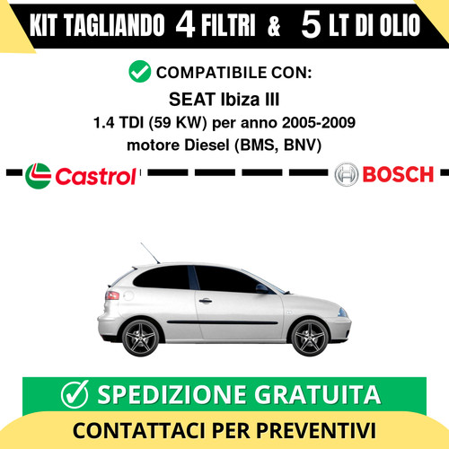 Tagliando per seat ibiza - per,