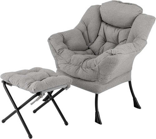 Poltrona con sgabello - con,