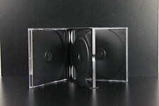 3 pezzi CUSTODIA 2 CD DOPPIA JEWEL CASE GROSSA da 24 mm x cofanetti CD musicali