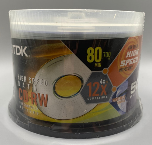 Tdk alta velocità dati rw - dati, cd-rw