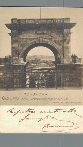 Cagliari arco sfondo - cagliari, e