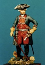 w AITNA MODEL - 75 mm - Ufficiale Reggimento Pionieri (Prussia, 1742-1758)