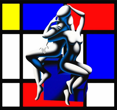 Kostabi mark 60x60 oltre - -, i