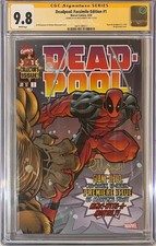 Deadpool #1 facsimile firmato