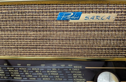 Radio epoca marchiata sarca - radio,