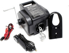 Verricello Elettrico Paranco Barca Argano a Motore 12V Fino a 4990Kg