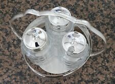 Saliera da tavola in Silverware compresa di 3 pezzi.