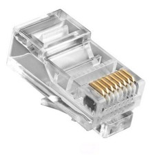 10X Plug Connettori RJ45 Lan Ethernet Cavo Di Rete 8P8C Connettore CAT5E 5e 0U