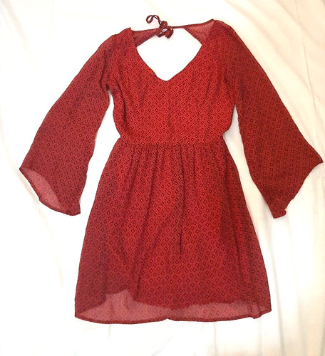 Abito donna hollister rosso - abito,