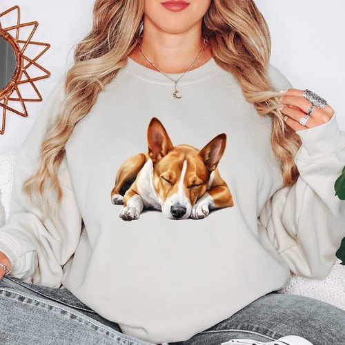 Felpa donna sleeping basenji - donna,