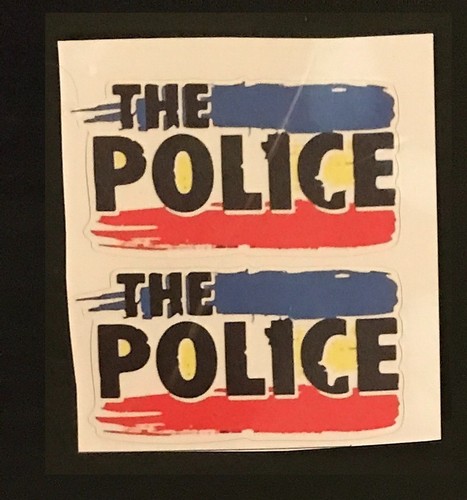 The police aufkleber - the,